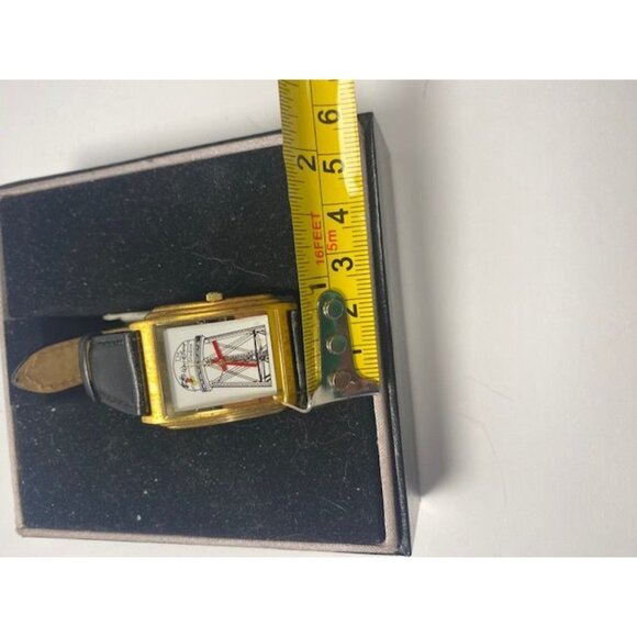 Vintage Disney Employee Exclusive Watch With Leather Band &  Case - Picture 5 of 7
